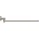 Handtuchstange aus Metall in Silber mit einer Halterung, geeignet für die Wandmontage. Produkt von Ideal Standard für Badezimmeranwendungen.